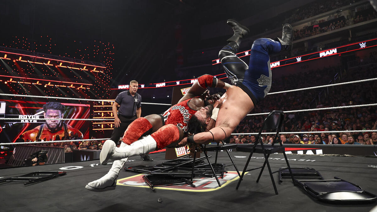 WWE Raw Royce Keys Jacob Fatu