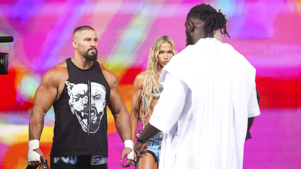WWE Raw Bron Breakker Oba Femi Maxxine Dupri