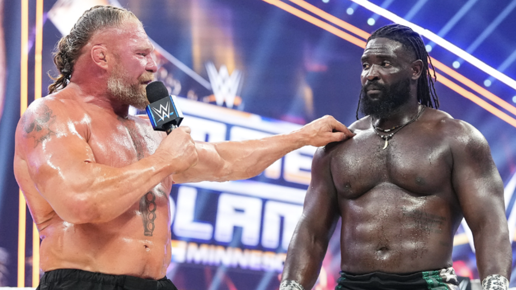 WWE SummerSlam 2026 Brock Lesnar Oba Femi