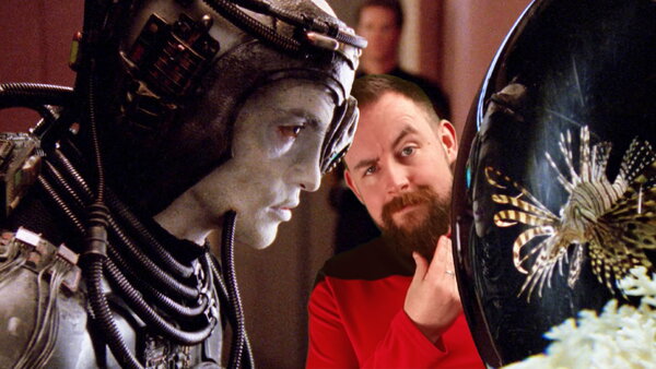 Hugh Livingston and Sean Star Trek Next Generation TNG I Borg