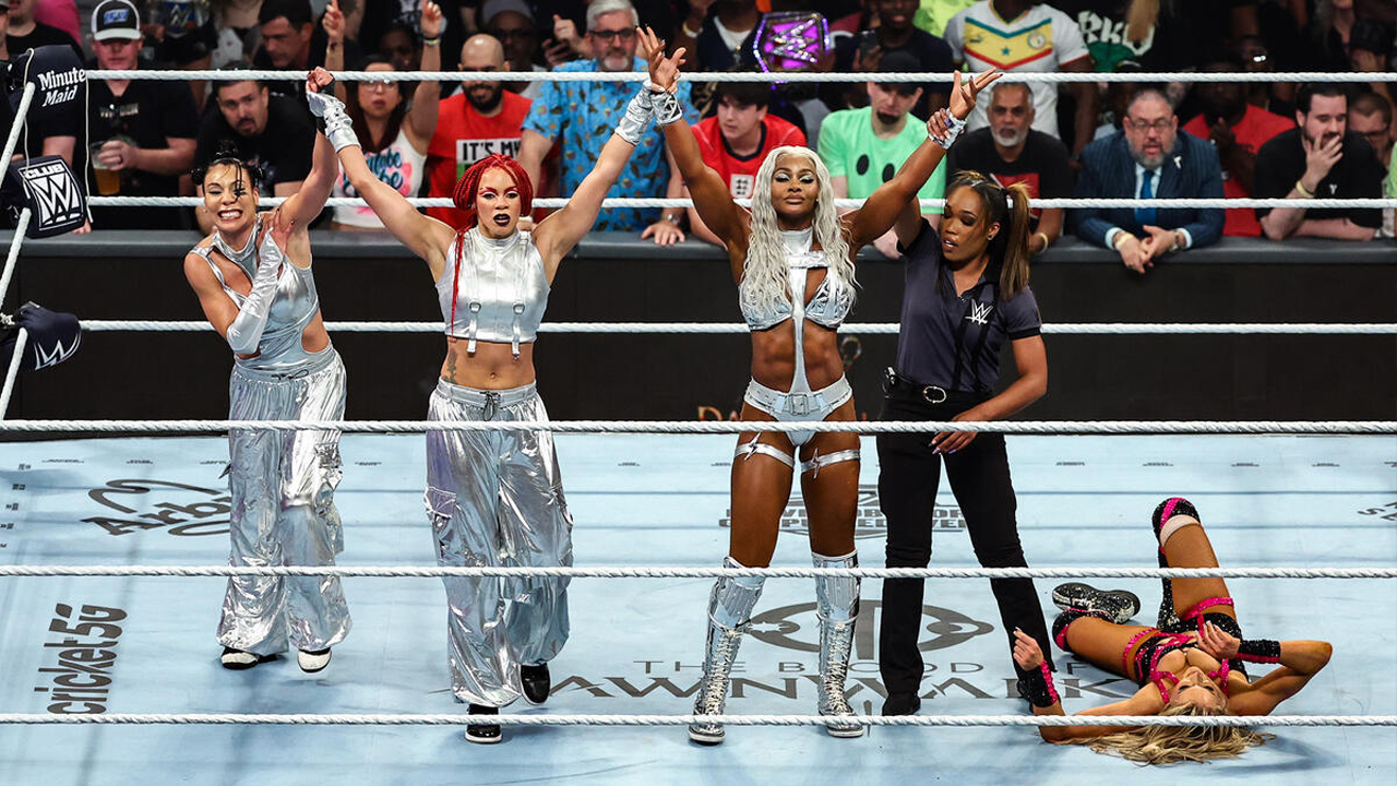 WWE Sunday Night's Main Event Michin B-Fab Jade Cargill Charlotte Flair