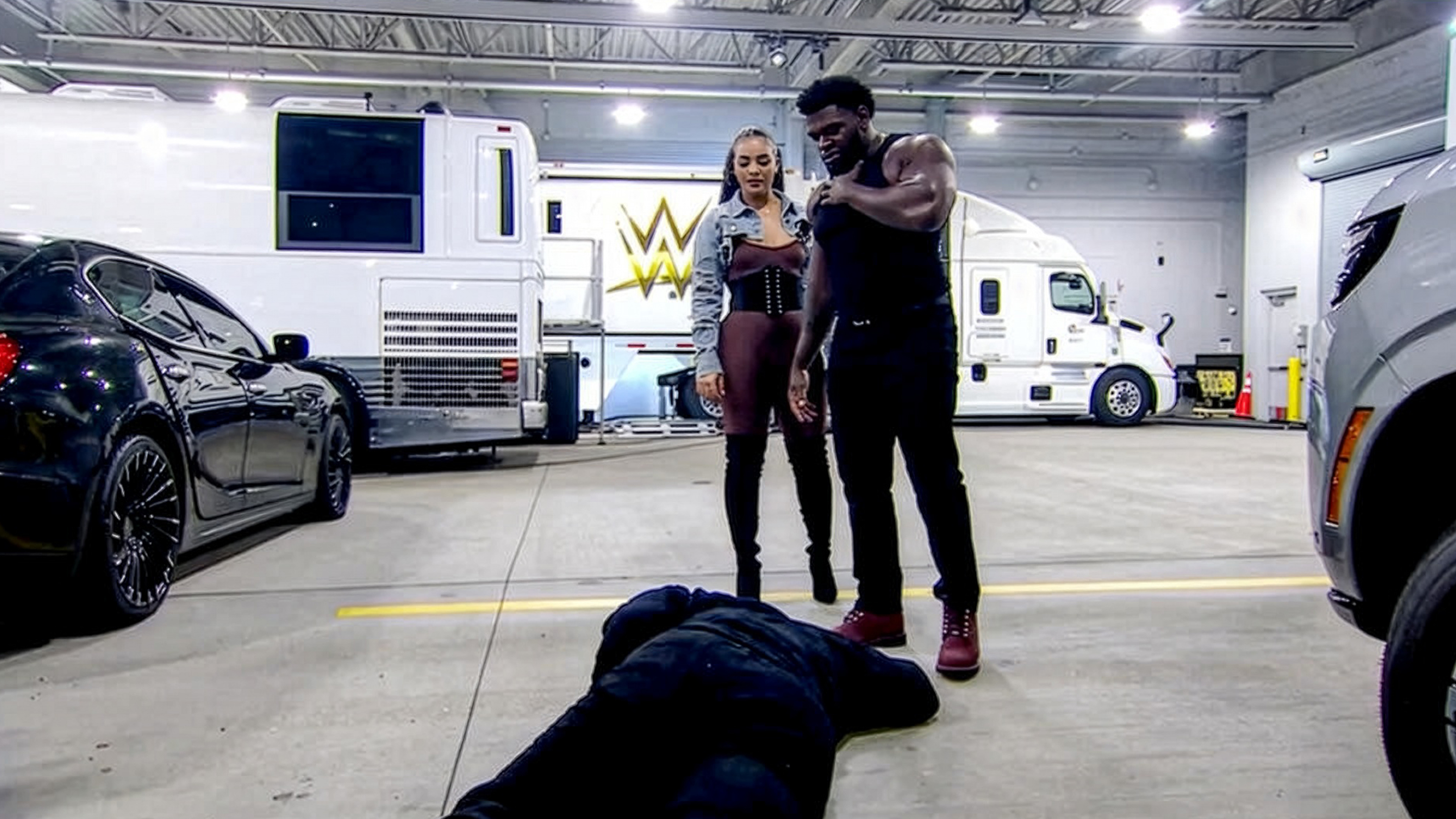 WWE Raw Jaida Parker Royce Keys Jacob Fatu