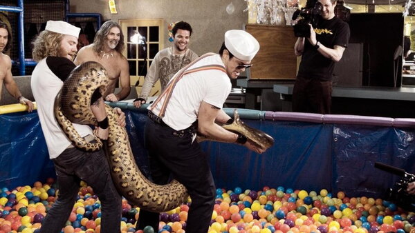 Jackass Anaconda In Ball Pit Prank