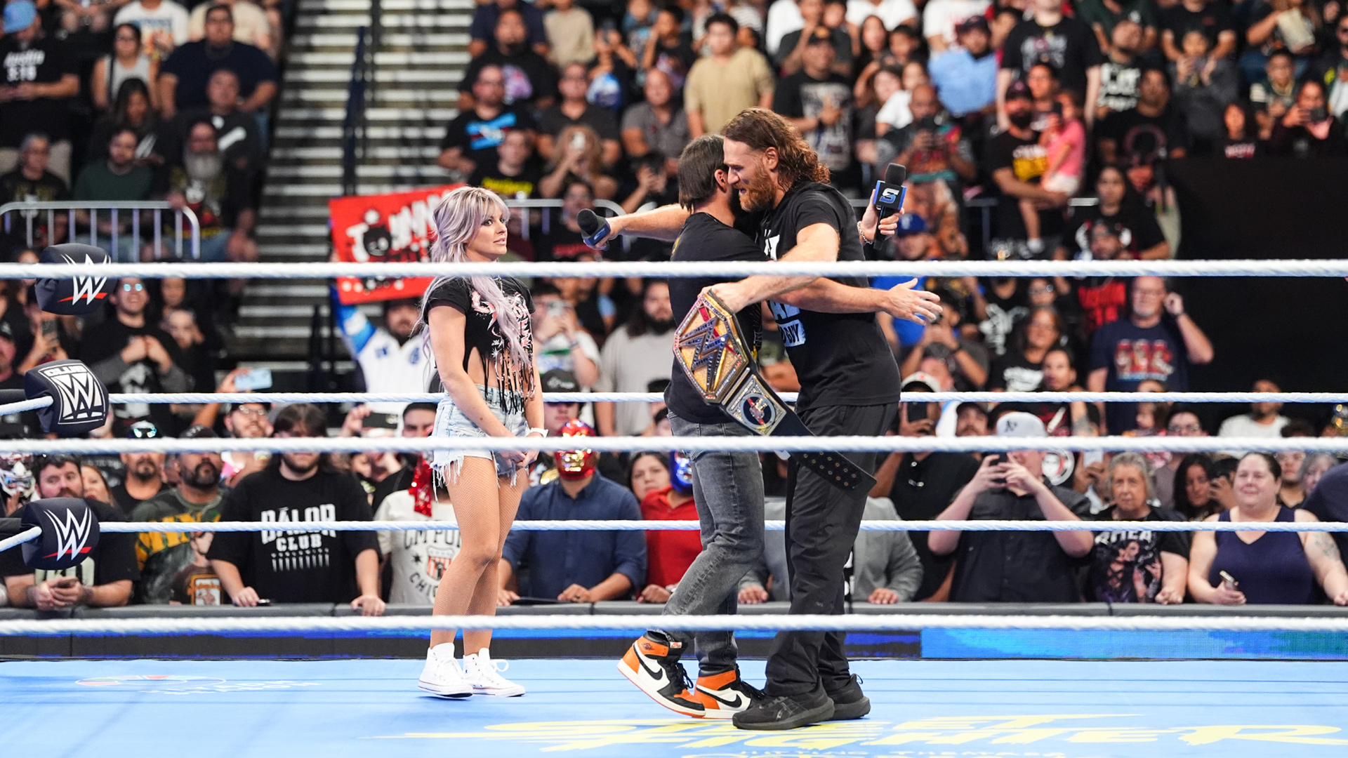 Sami Zayn Johnny Gargano Candice LeRae