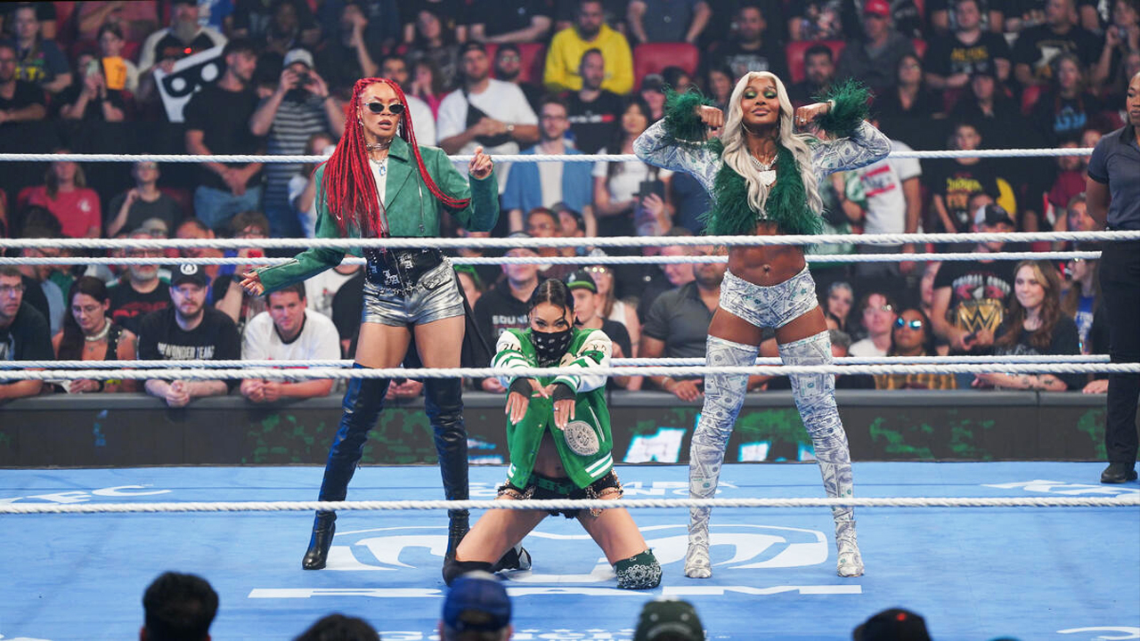 WWE SmackDown B-Fab Michin Jade Cargill