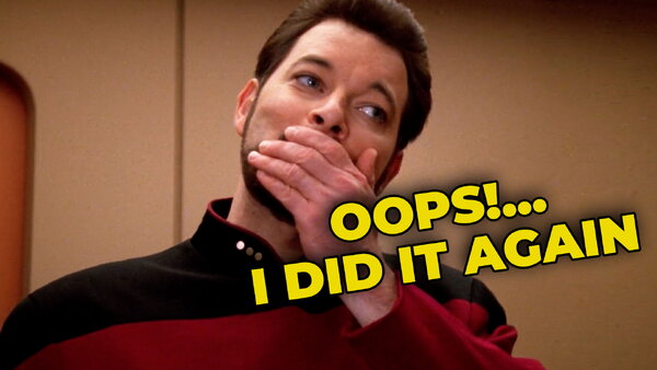 oops Riker love interests Star Trek Next Generation TNG