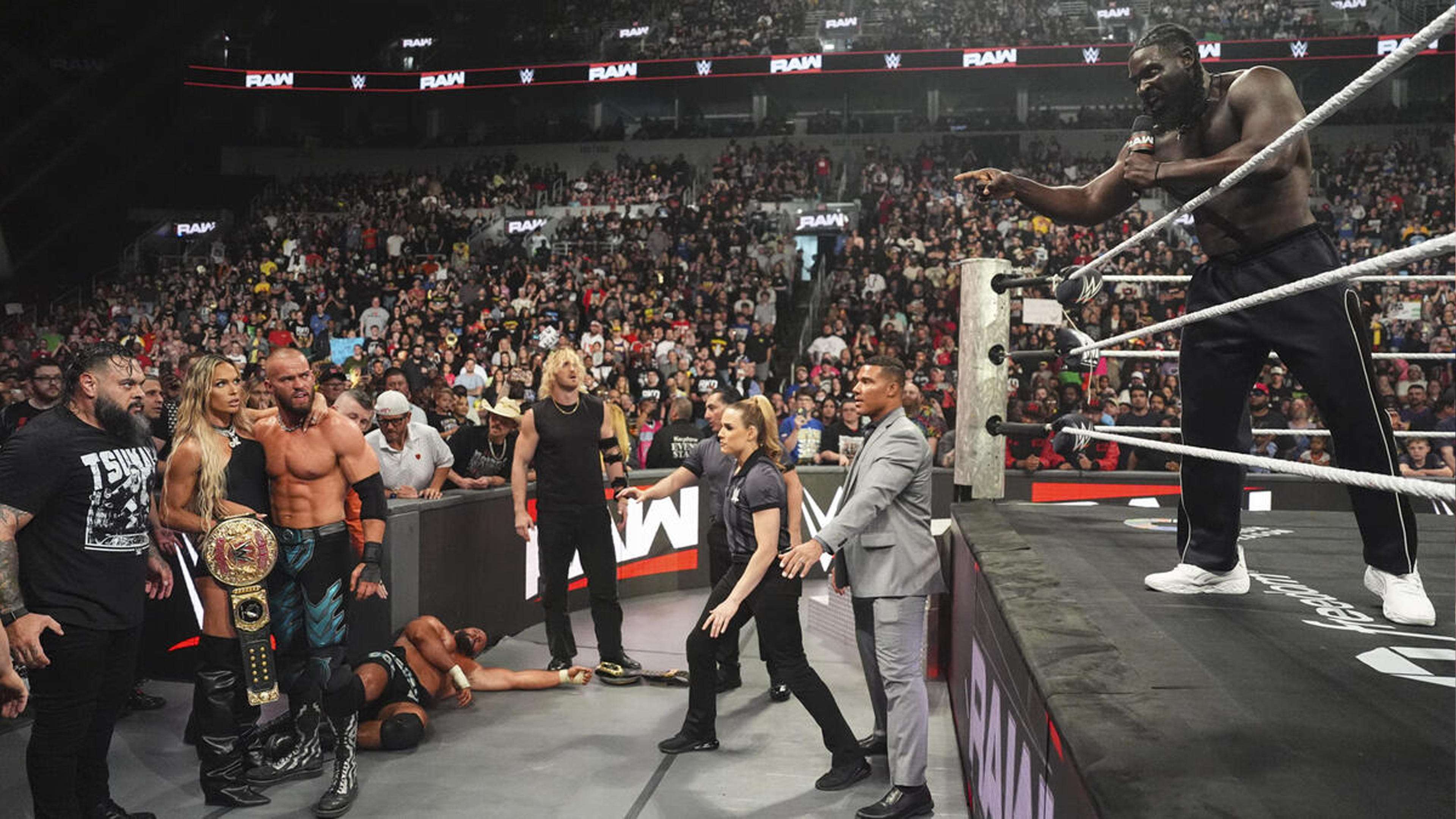 WWE Raw The Vision Bronson Reed Oba Femi