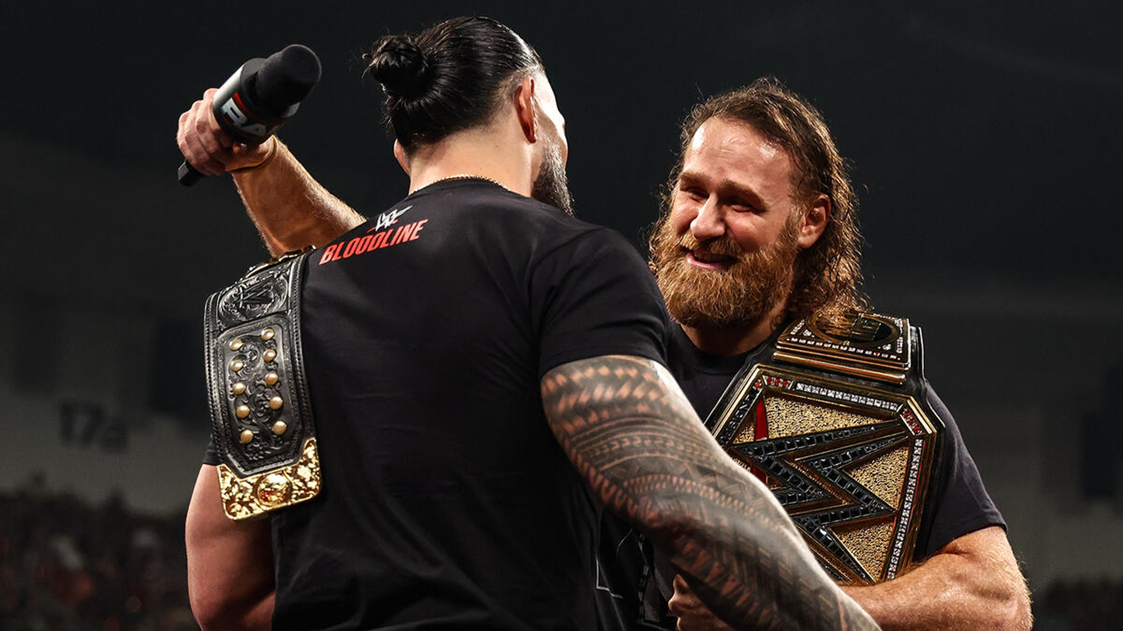 WWE Raw Roman Reigns Sami Zayn