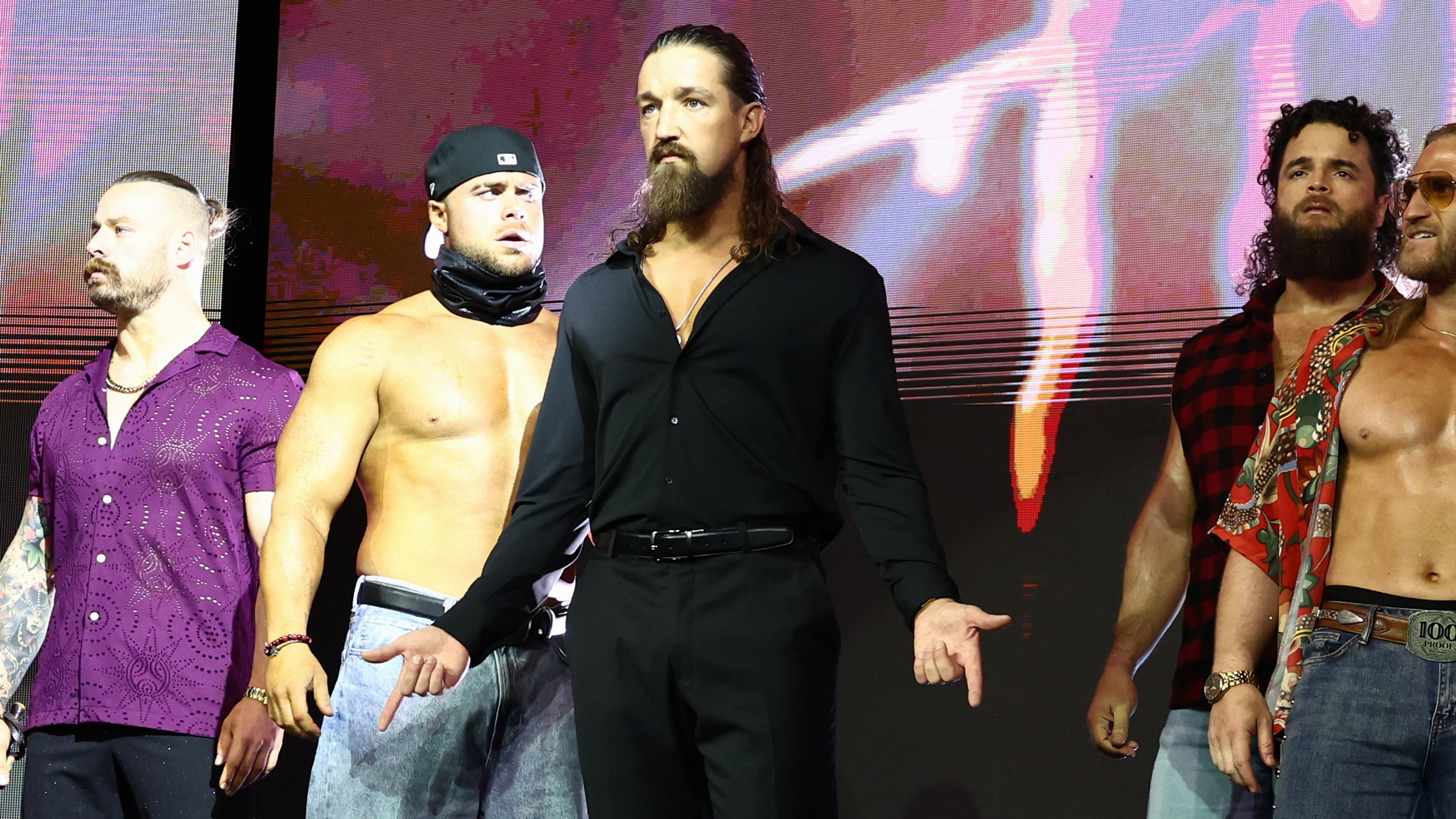 AEW The Cut David Finlay Austin Gunn Jay White Juice Robinson Clark Connors