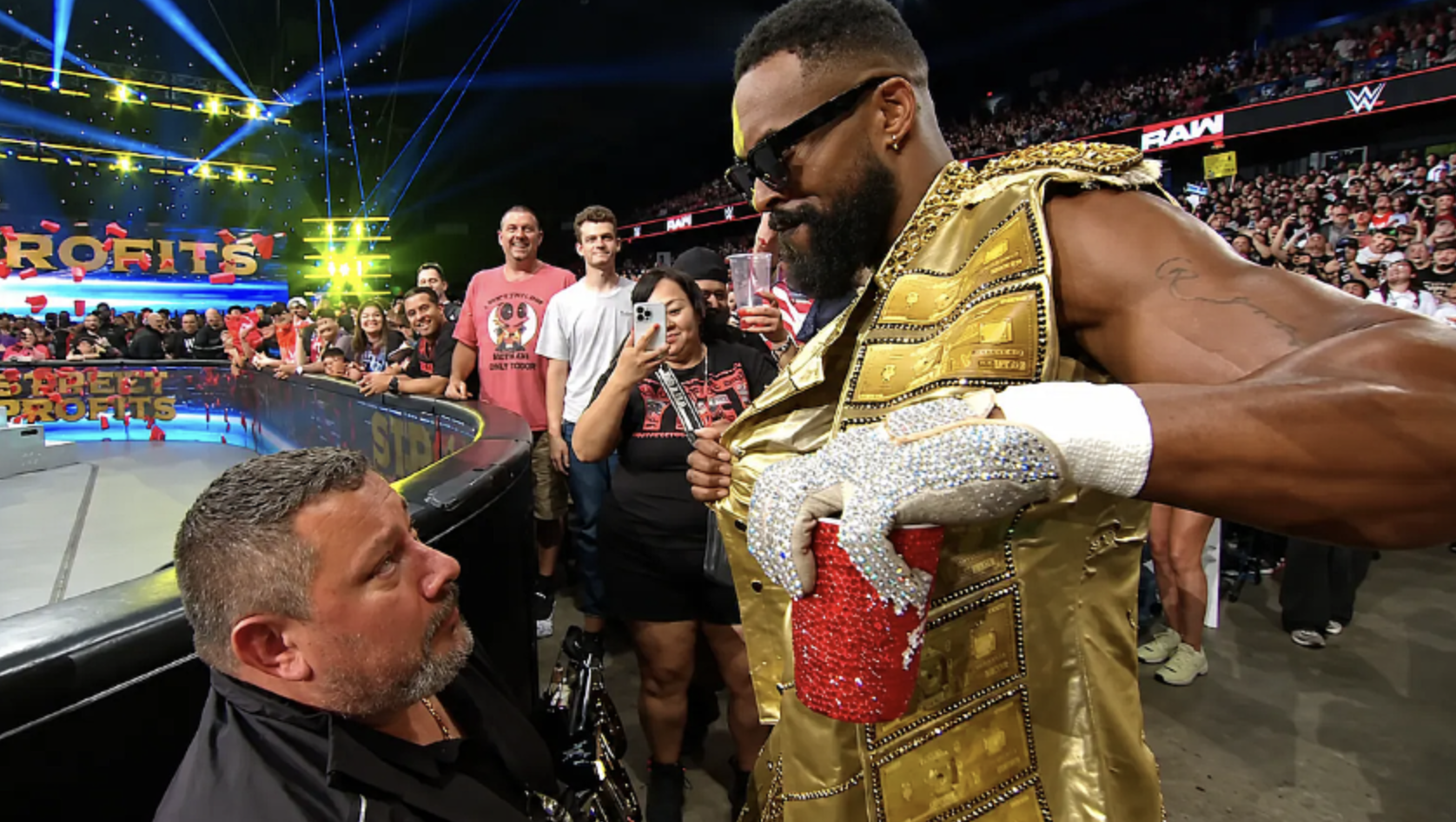 The Street Profits Montez Ford WWE Security Lap Dance