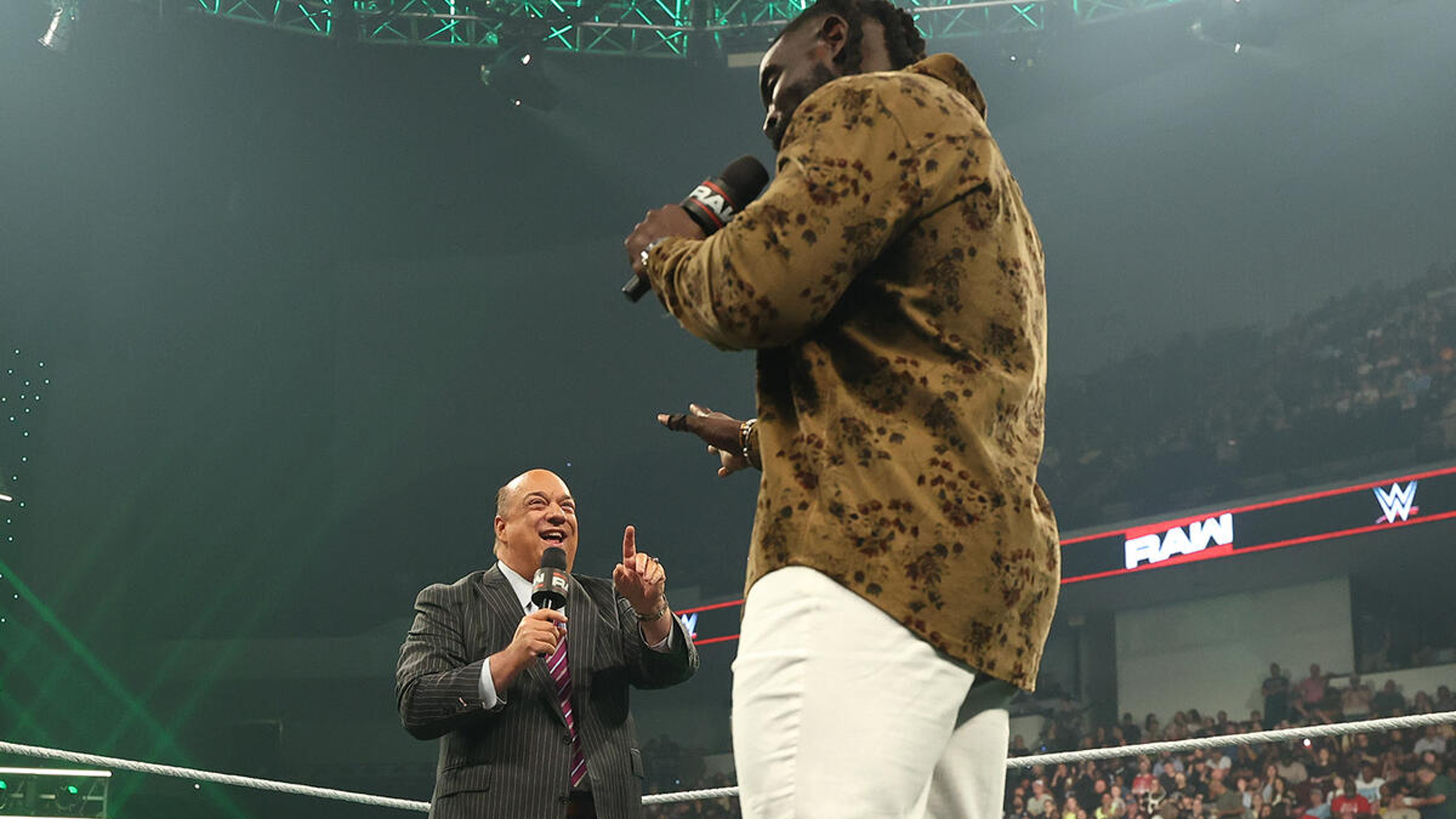 WWE Raw Paul Heyman Oba Femi