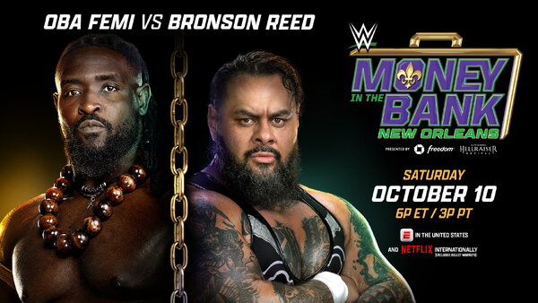 WWE Money In The Bank 2026 Oba Femi Bronson Reed
